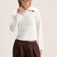 LONG SLEEVE MANDARIN TOP