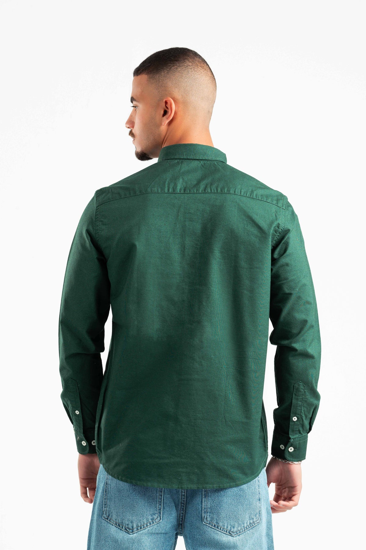 DARK GREEN OXFORD SHIRT