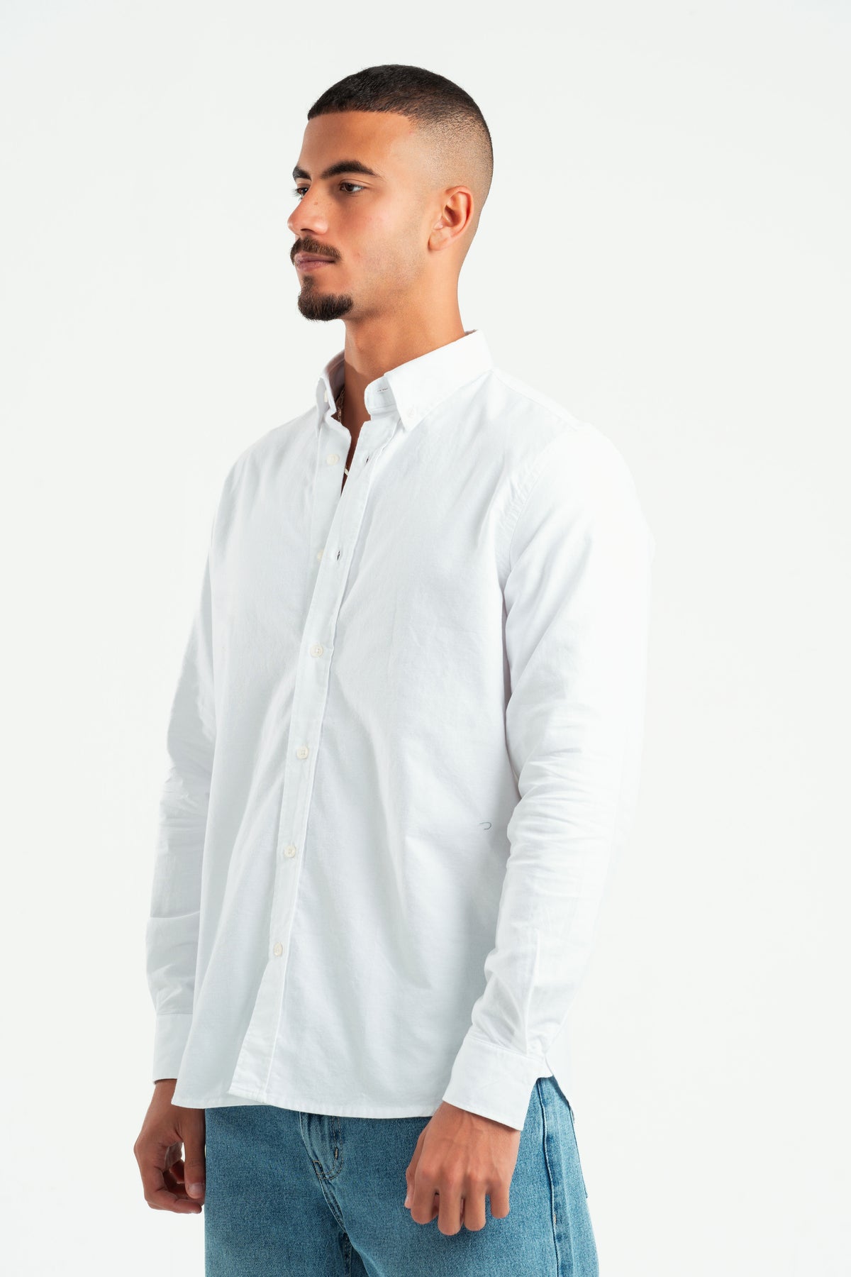 WHITE OXFORD SHIRT