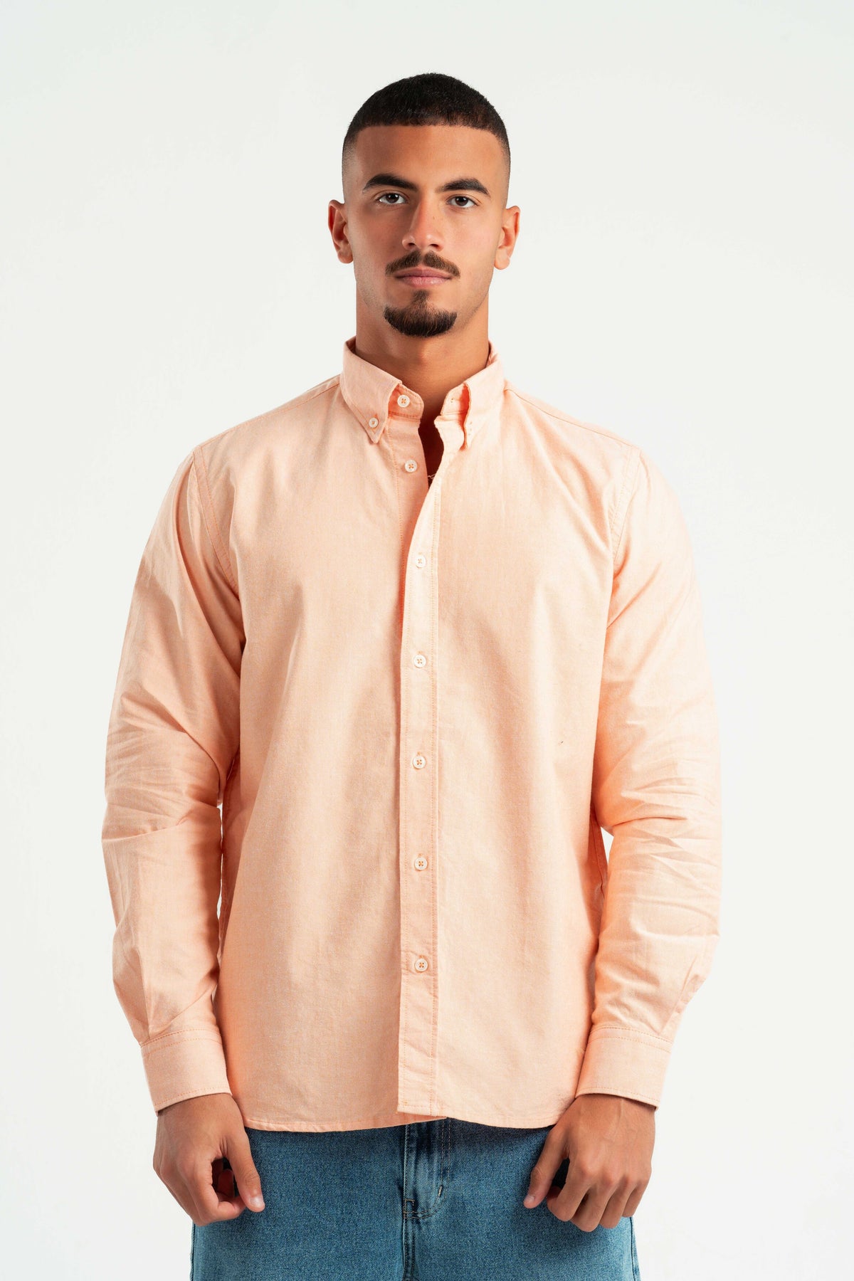 PEACH OXFORD SHIRT