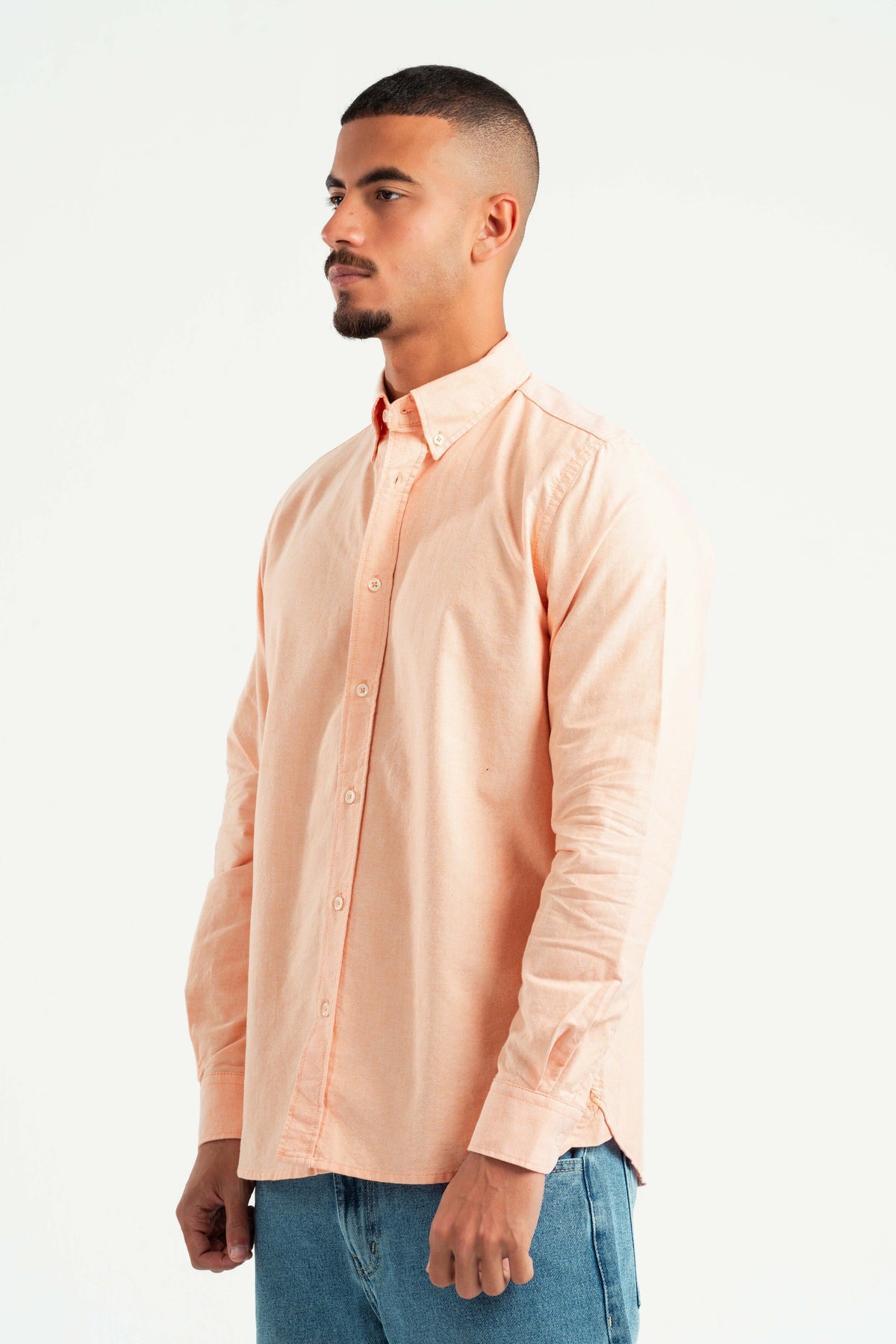 PEACH OXFORD SHIRT