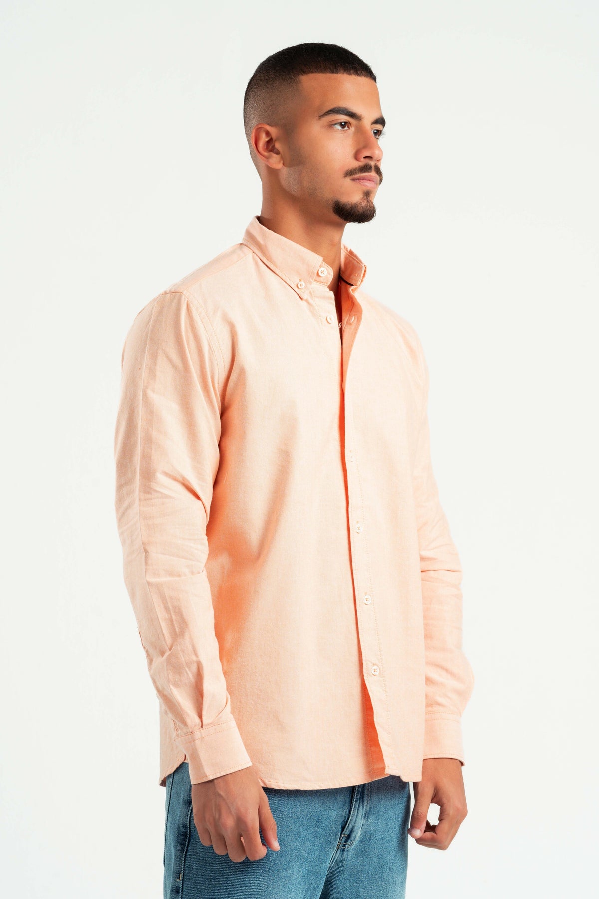 PEACH OXFORD SHIRT