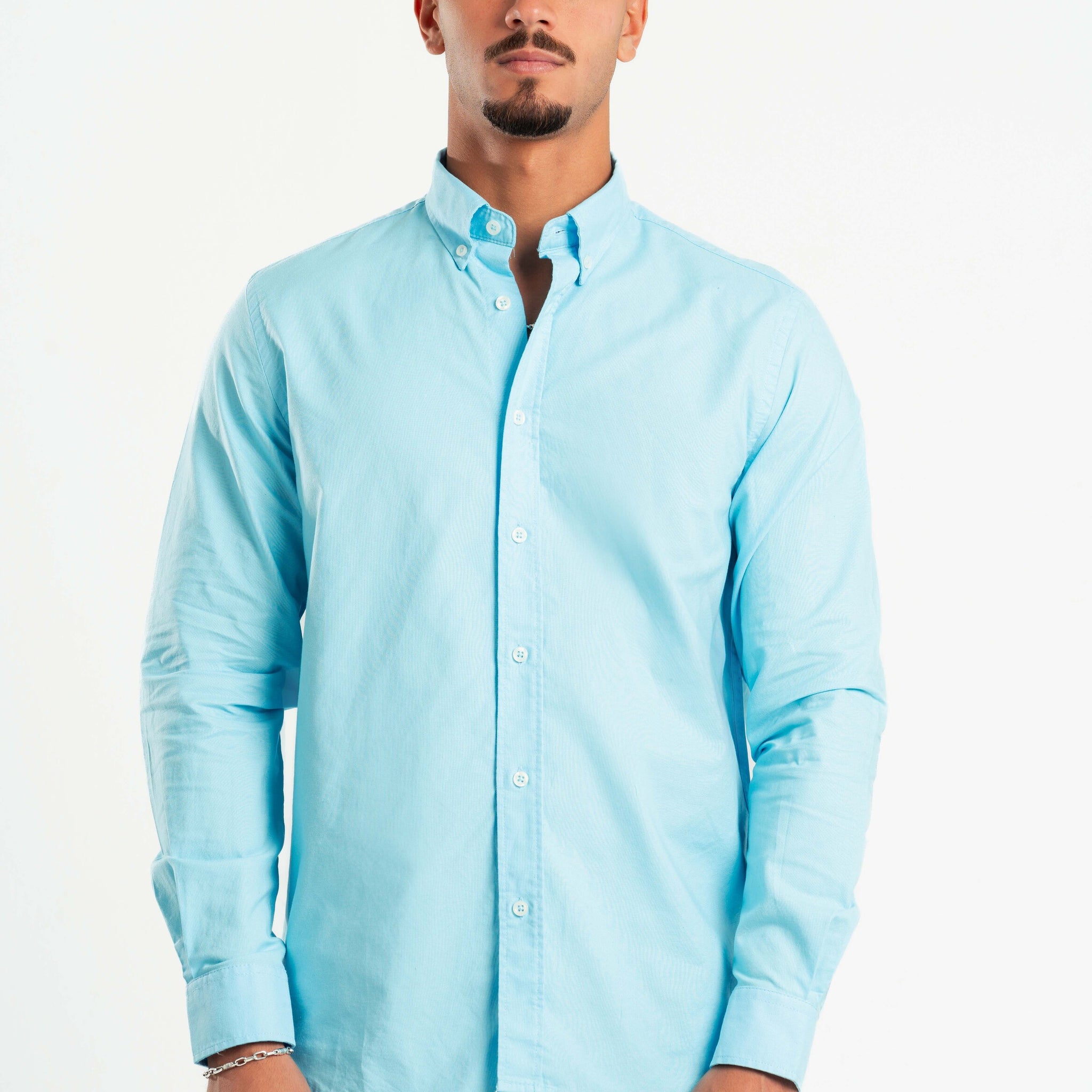 AQUA OXFORD SHIRT