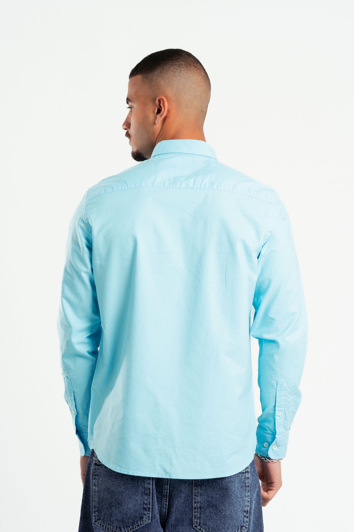AQUA OXFORD SHIRT