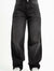 BLACK OVERSIZED DENIM PANTS
