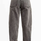 Gray jeans on a white background