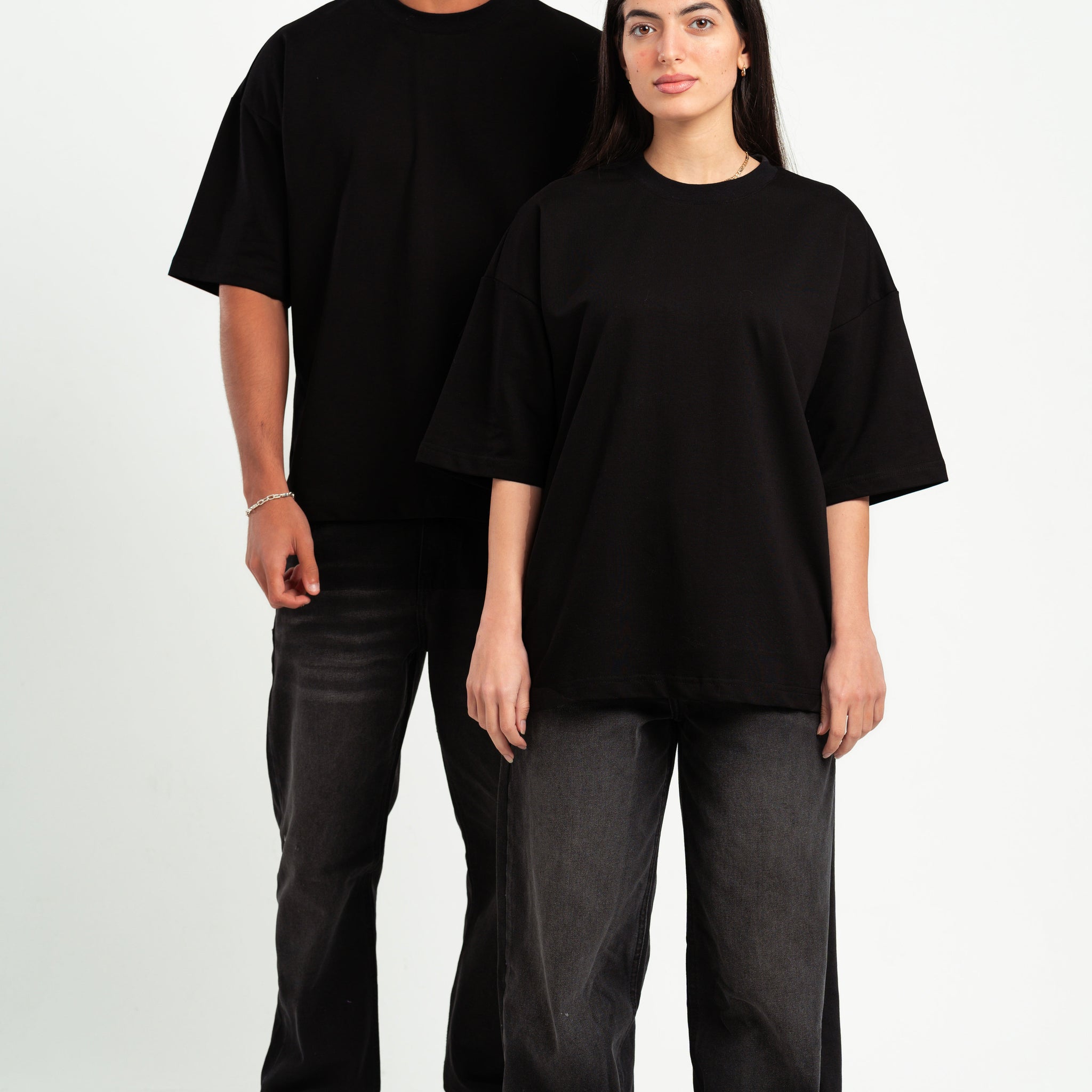 BLACK SUMMER MELTON BOX-TEE