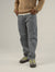 WASHED OUT GREY STRAIGHT LEG DENIM PANTS