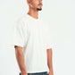 OFF-WHITE HEAVY RIBBED BOX-TEE