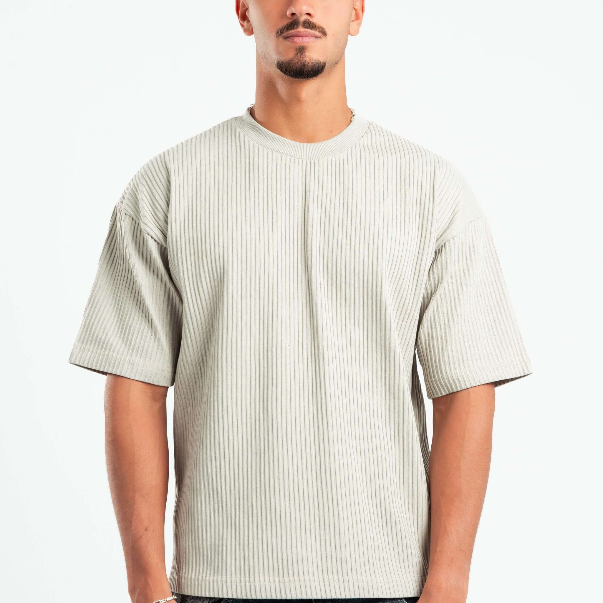 LIGHT MINT HEAVY RIBBED BOX-TEE