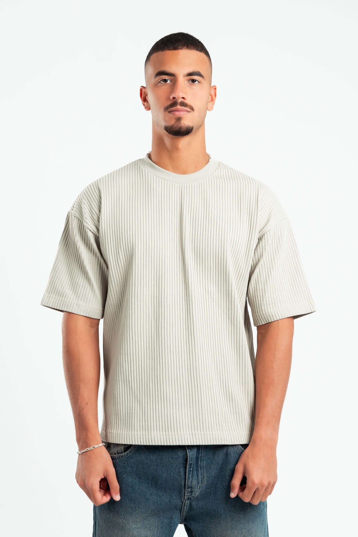 HEAVY RIBBED BOX-TEE
