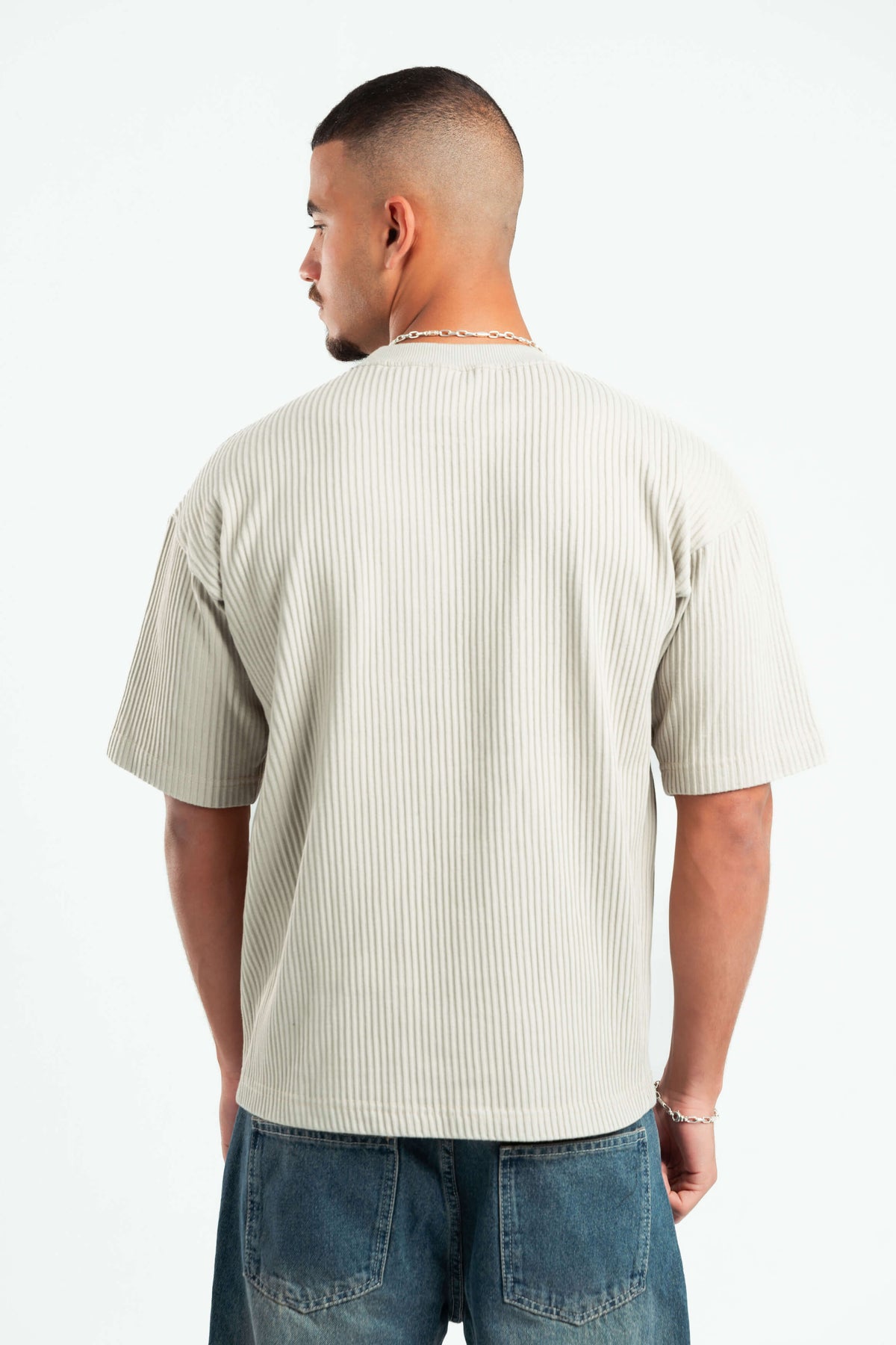 LIGHT MINT HEAVY RIBBED BOX-TEE