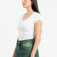 OFF-WHITE ESSENTIAL WIDE NECK TOP