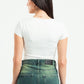 OFF-WHITE ESSENTIAL WIDE NECK TOP