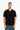 BLACK WAVY TEXTURE KNIT POLO 03