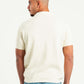 BEIGE WAVY TEXTURE KNIT POLO 03