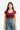 BURGUNDY ESSENTIAL WIDE NECK TOP