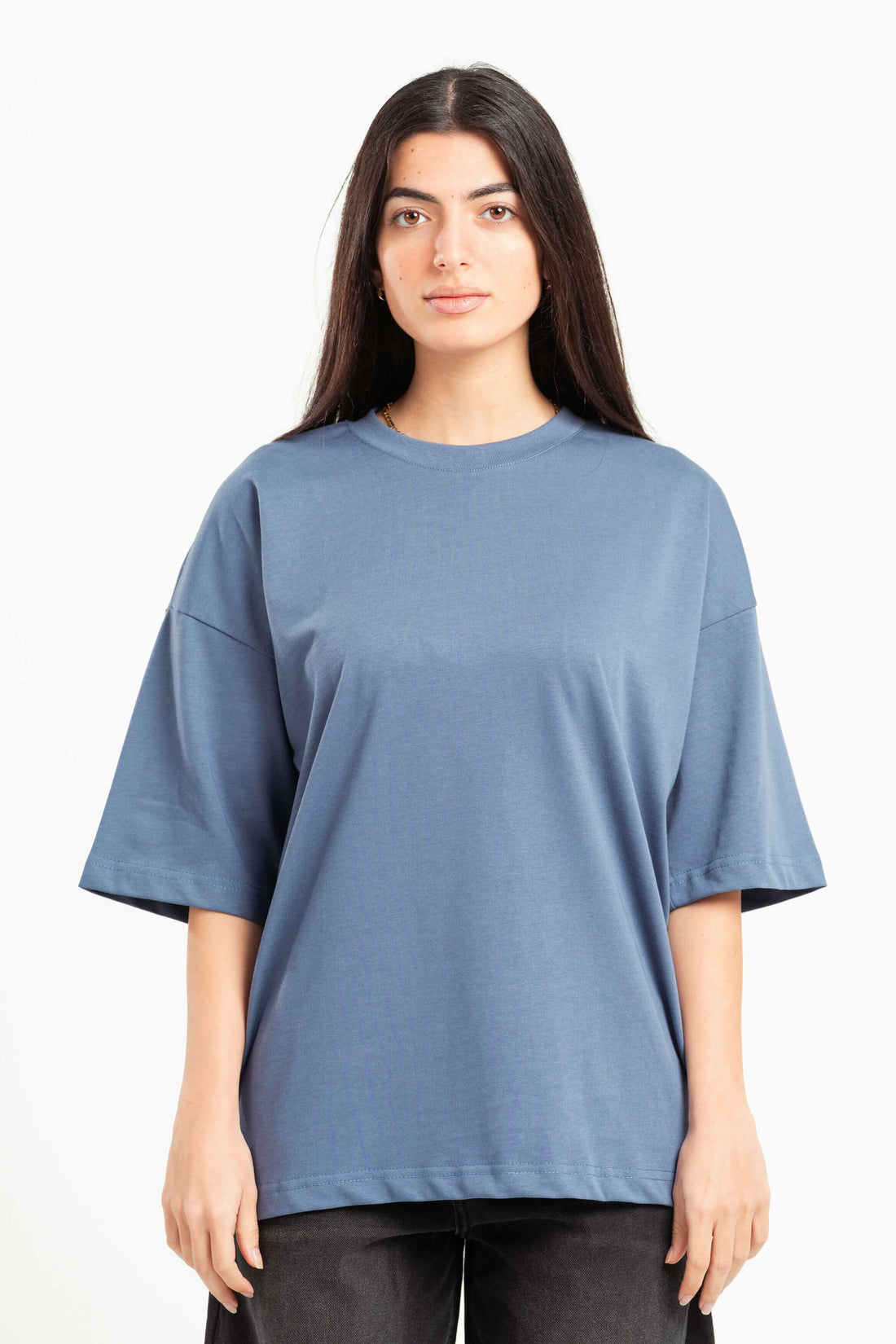 LIGHT NAVY HEAVY WEIGHT BOX-TEE