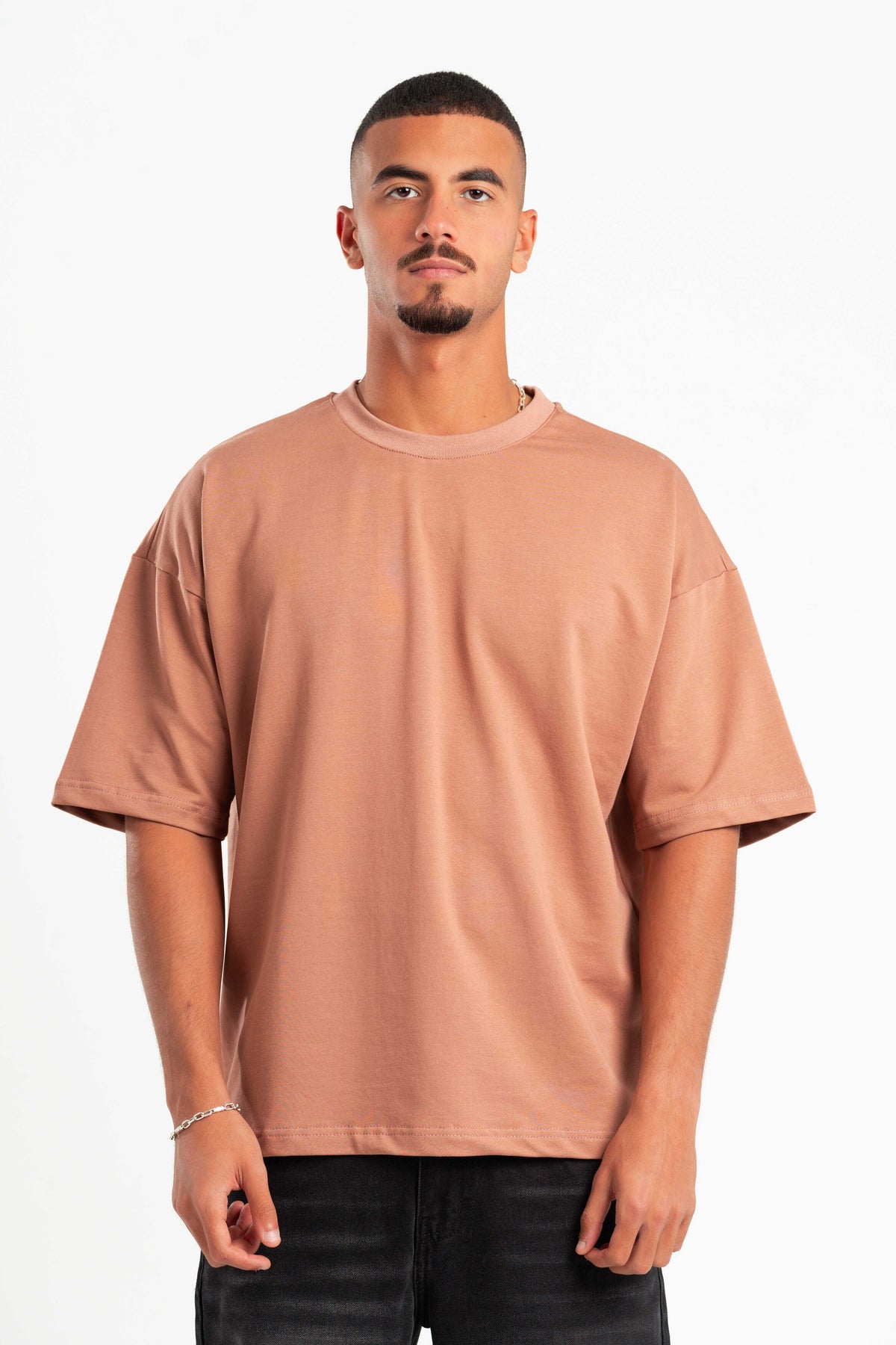 SALMON SUMMER MELTON BOX-TEE