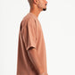 SALMON SUMMER MELTON BOX-TEE