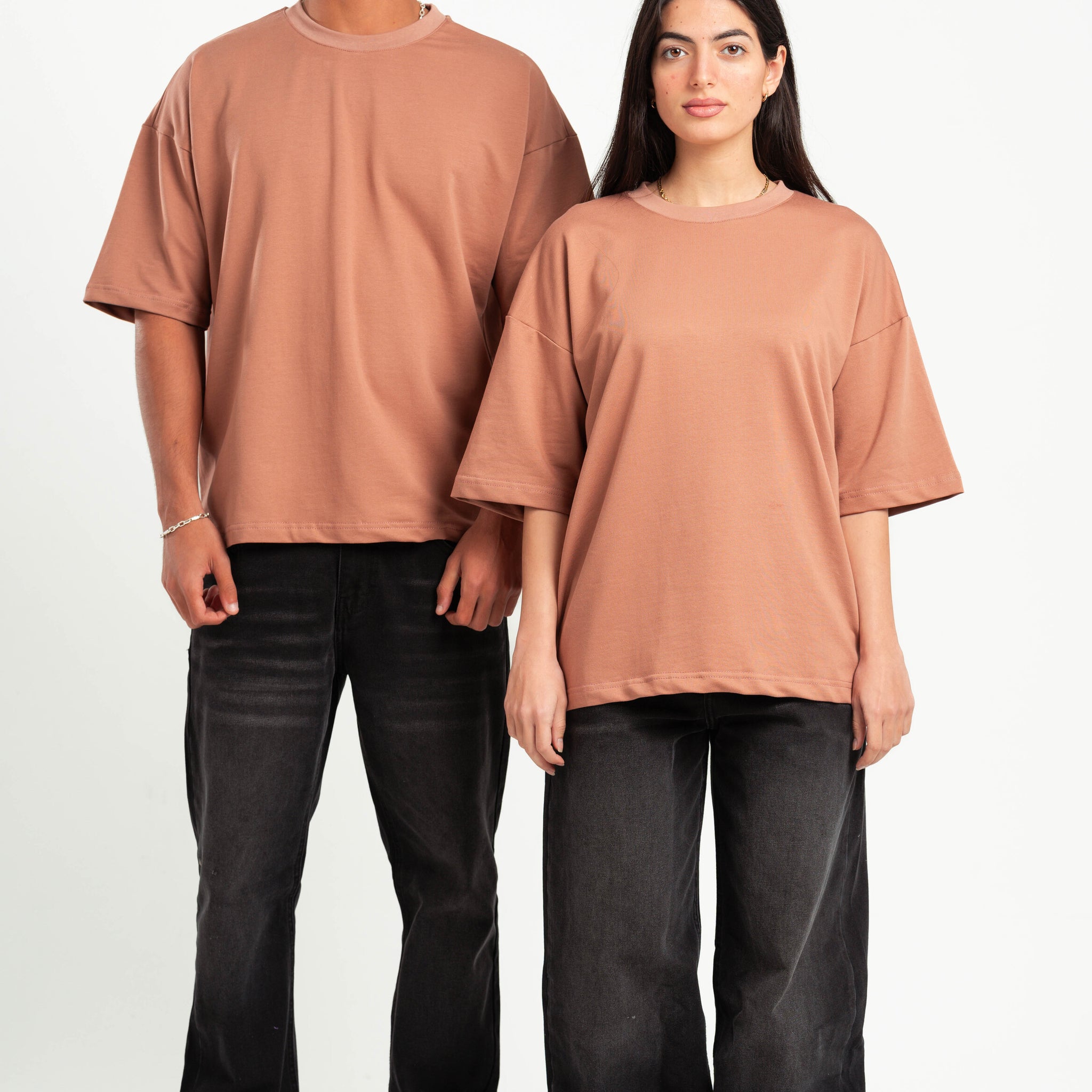SALMON SUMMER MELTON BOX-TEE