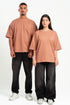 SALMON SUMMER MELTON BOX-TEE