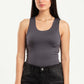 DARK GREY SLEEVELESS TOP