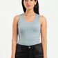 LIGHT GREY SLEEVELESS TOP