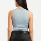 LIGHT GREY SLEEVELESS TOP