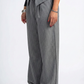 GREY PINSTRIPE TIE PANTS