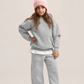 ASH GREY LITTLE ONES RELAXED-FIT SWEATPANT