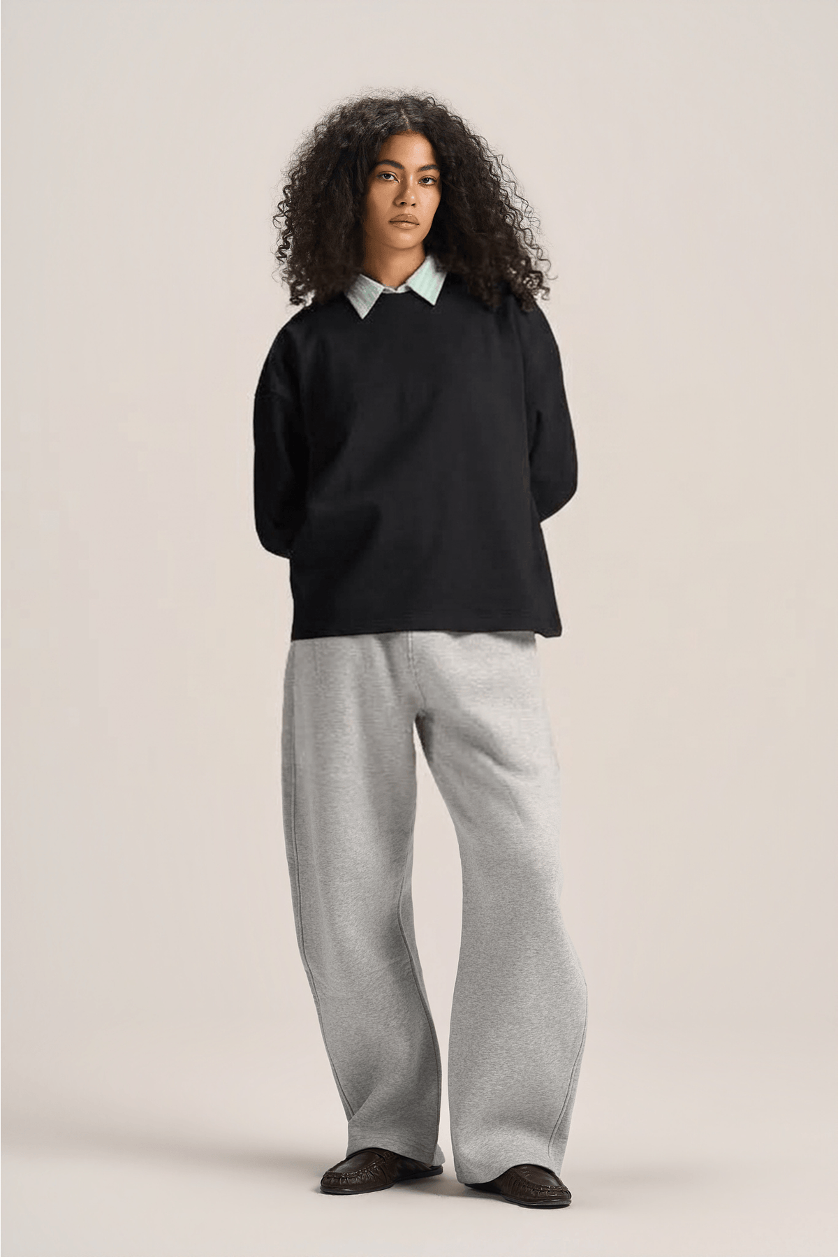 BOXY LONG SLEEVE SHIRT