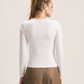 ROUND NECK LONG SLEEVE TOP
