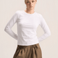 ROUND NECK LONG SLEEVE TOP