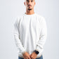DOUBLE STRIPE OFF-WHITE PULLOVER