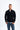 BLACK KNITTED QUARTER ZIP