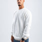 DOUBLE STRIPE OFF-WHITE PULLOVER