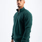 TEAL KNITTED QUARTER ZIP