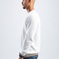DOUBLE STRIPE OFF-WHITE PULLOVER
