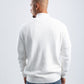 OFF-WHITE KNITTED QUARTER ZIP