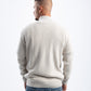 BEIGE KNITTED QUARTER ZIP