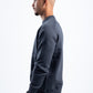 GREY STITCHED KNITTED CREWNECK