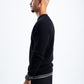 DOUBLE STRIPE BLACK PULLOVER