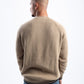 DOUBLE STRIPE DARK BEIGE PULLOVER