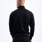 BLACK KNITTED TURTLENECK