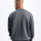 CHARCOAL STAR CREWNECK