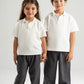 OFF WHITE LITTLE ONES OPEN COLLAR POLO