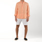 PEACH LINEN SHIRT
